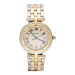 Vintage Cartier Panthere Vendome Steel and Gold Watch