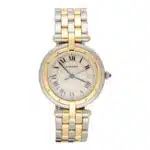 Vintage Cartier Panthere Vendome Steel and Gold Watch