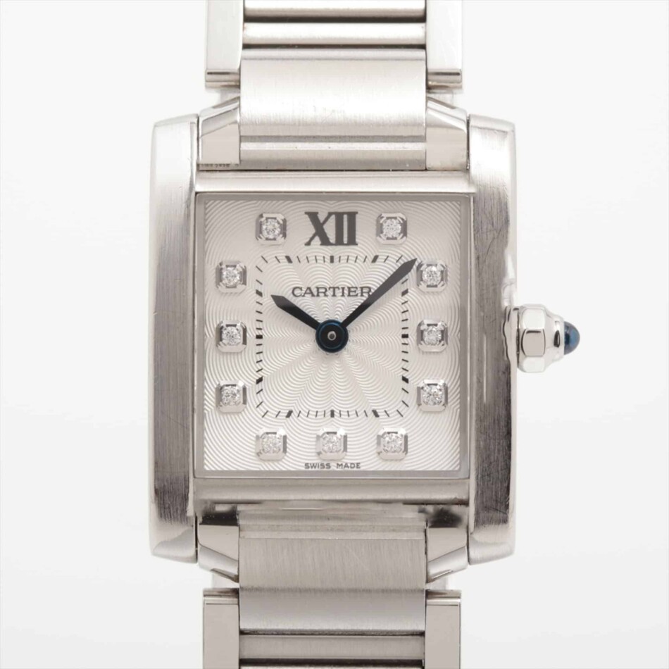 Vintage Cartier Diamond Tank Francaise Watch