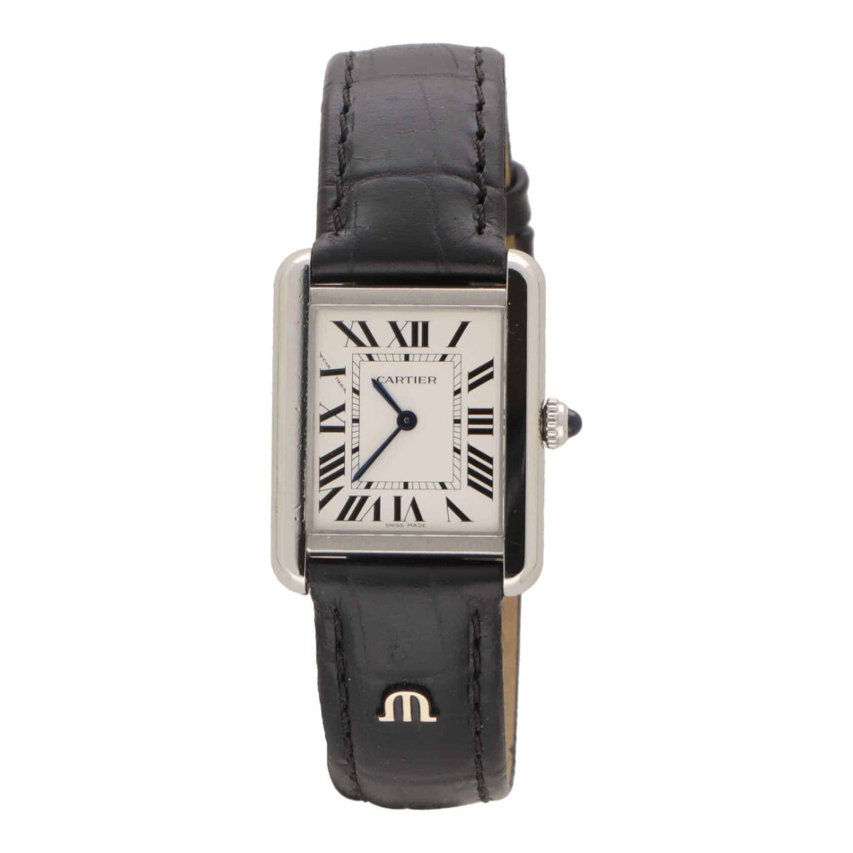 Vintage Cartier 24-millimetre Tank Solo in Stainless Steel
