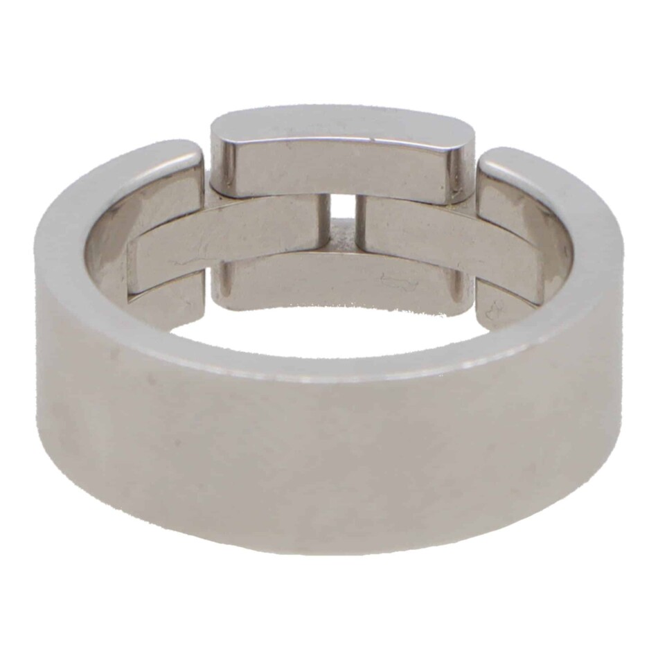 Vintage Cartier Mini Maillon Diamond Link Ring