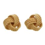 Vintage Tiffany & Co. Twisted Knot Stud Earrings