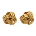 Vintage Tiffany & Co. Twisted Knot Stud Earrings