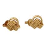 Vintage Tiffany & Co. Twisted Knot Stud Earrings