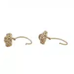 Vintage Victorian Inspired Old Cut Cluster Drop Earrings