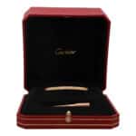 Vintage Cartier Mini Love Bangle, Size 17