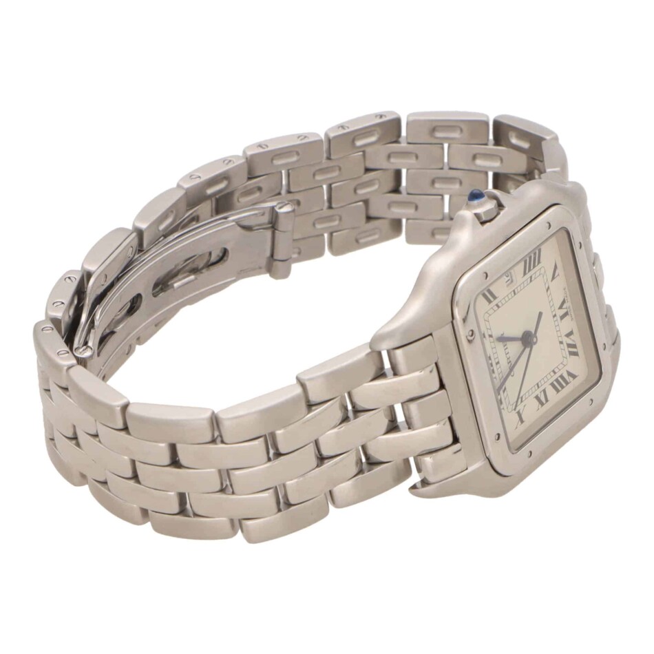 Vintage Cartier Panthere 29-millimetre Steel Watch