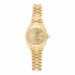 Vintage 1988 Yellow Gold and Diamond Rolex Datejust Watch