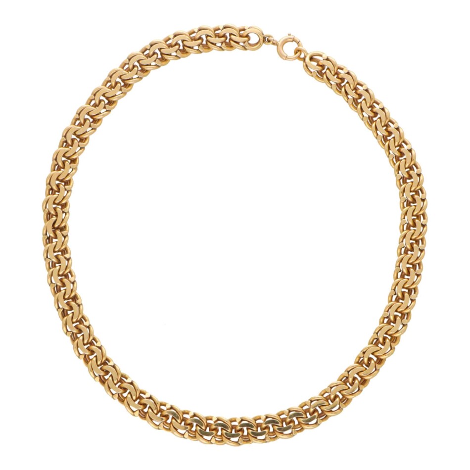 Vintage Tiffany & Co. Chunky Chain Necklace in Rose Gold