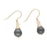 Vintage Hematite Drop Earrings