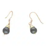 Vintage Hematite Drop Earrings