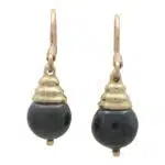 Vintage Hematite Drop Earrings