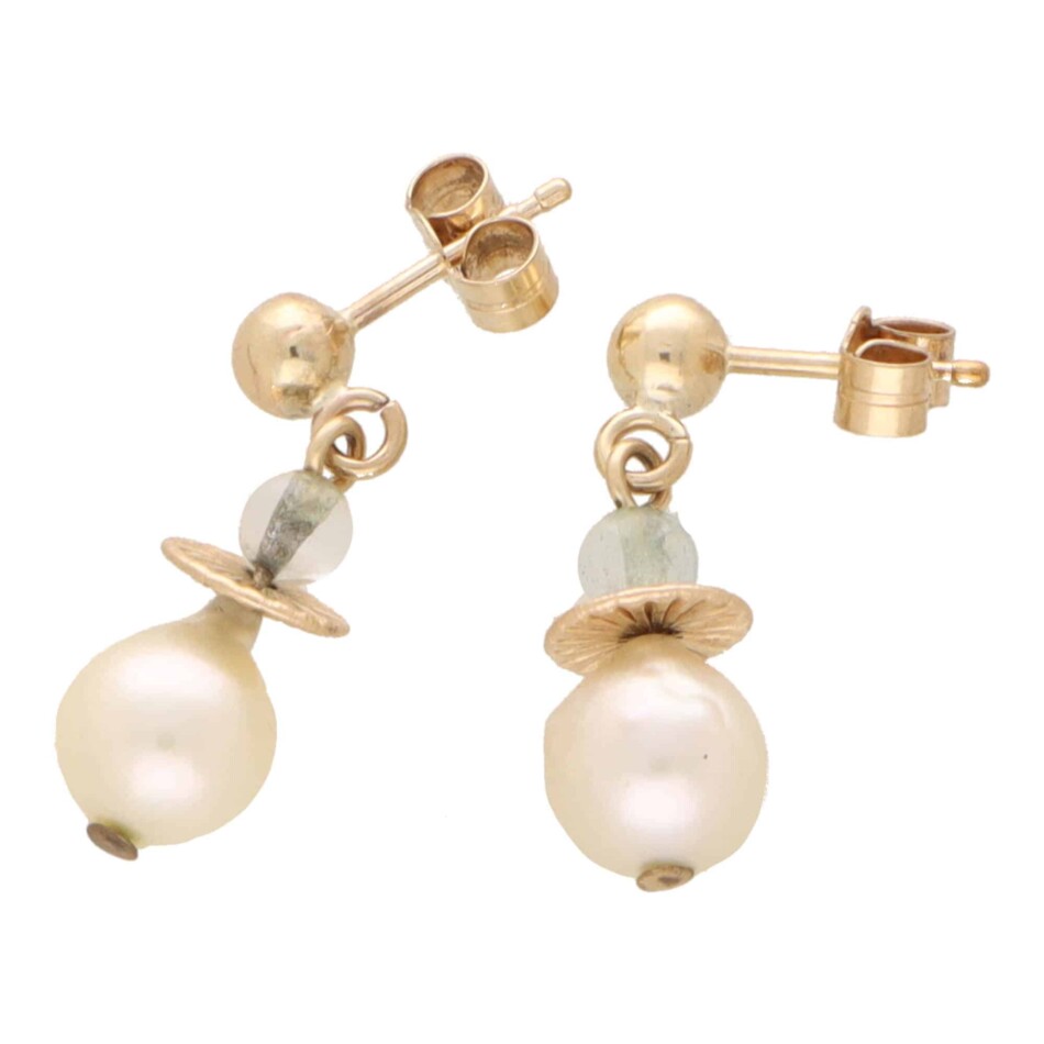 Vintage Pearl Drop Earrings