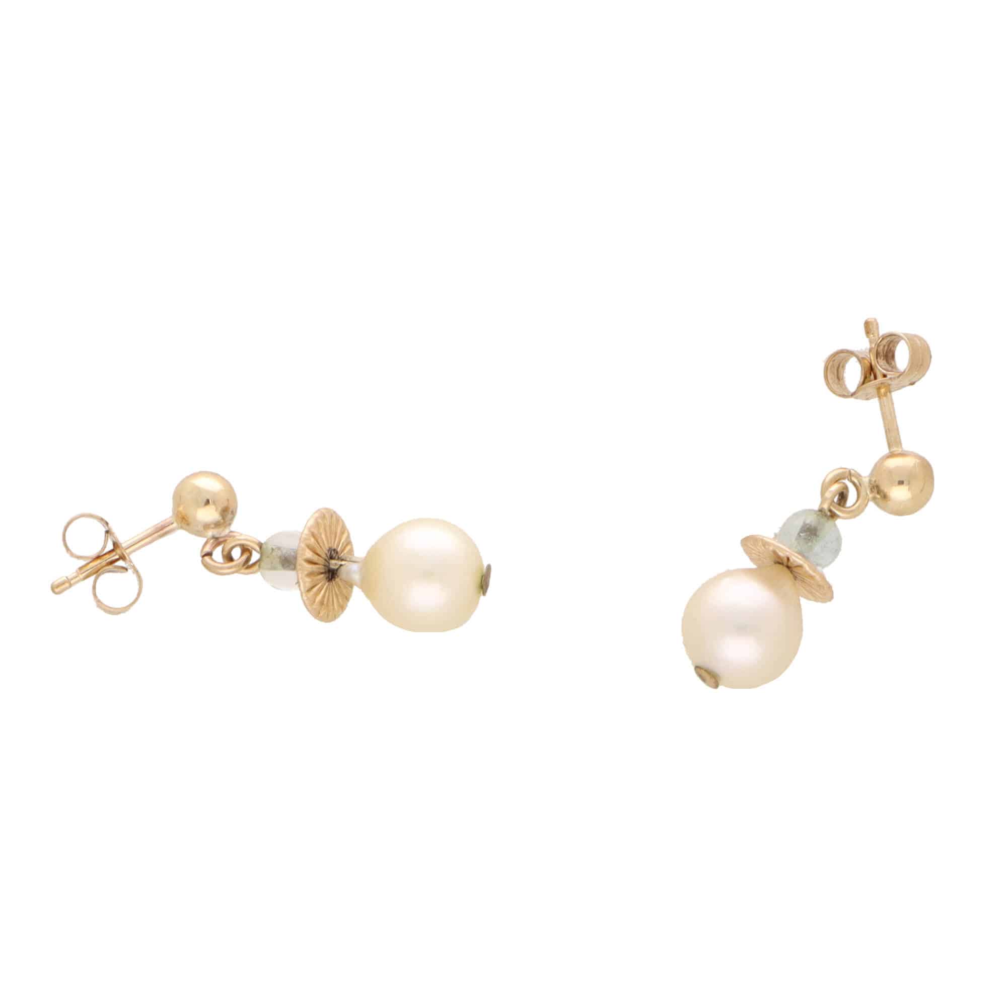 Vintage Pearl Drop Earrings at Susannah Lovis Jewellers