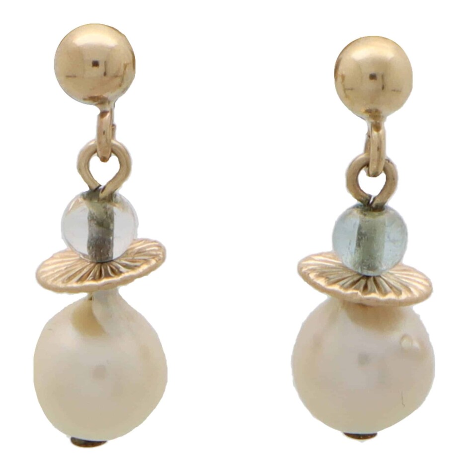 Vintage Pearl Drop Earrings