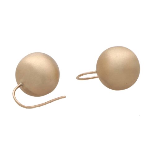 Vintage Gold Ball Earrings