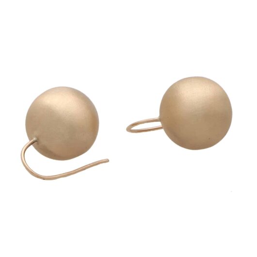 Vintage Gold Ball Earrings