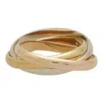 Vintage Cartier Small Model Trinity Ring, Size 53