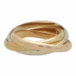 Vintage Cartier Small Model Trinity Ring, Size 56