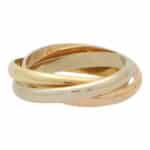 Vintage Cartier Small Model Trinity Ring, Size 53