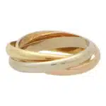 Vintage Cartier Small Model Trinity Ring, Size 53