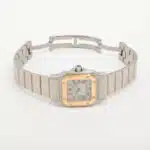 Vintage Cartier Santos Galbee 24mm Steel and Gold Watch