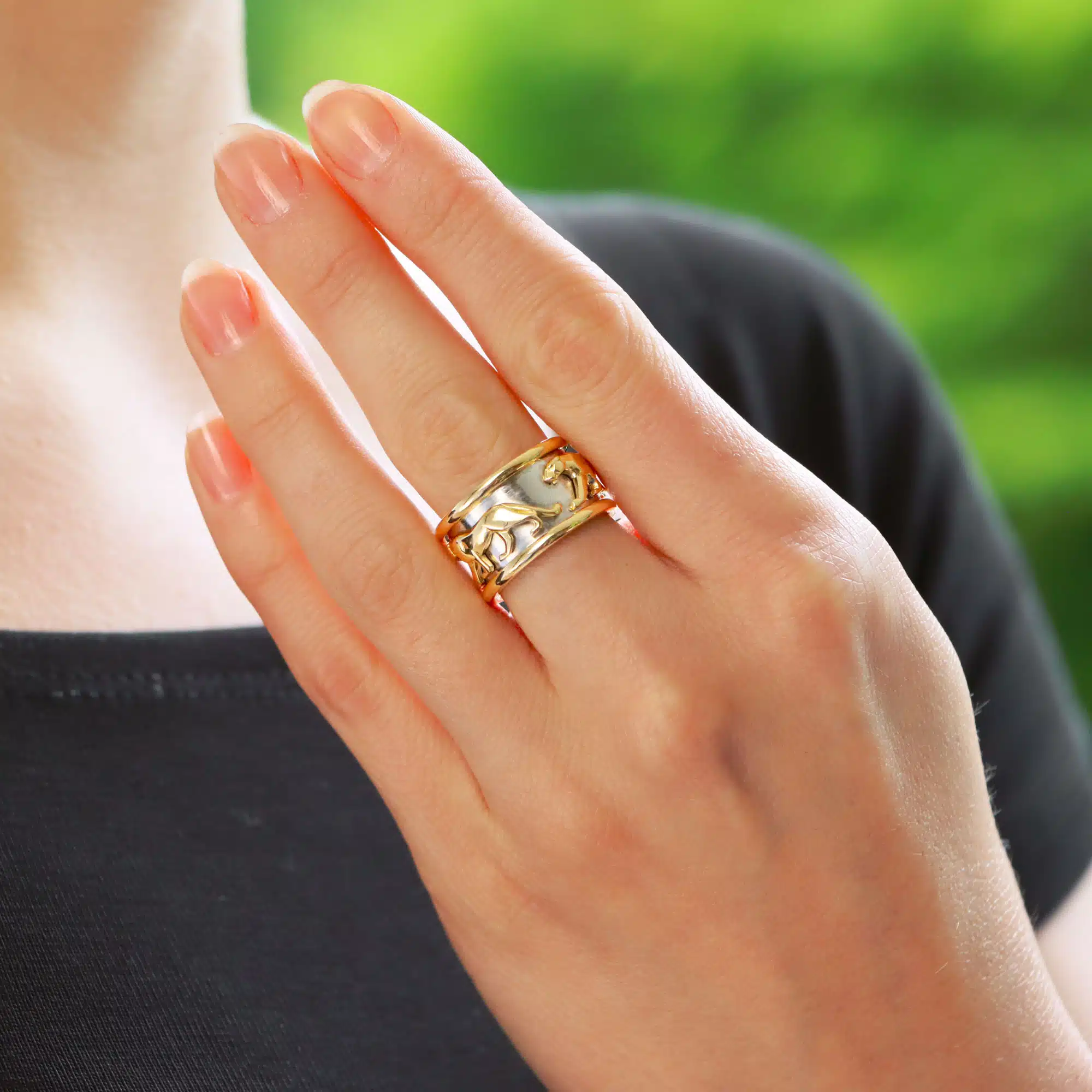 Vintage Cartier Walking Panther Ring