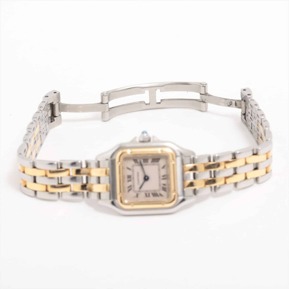 Vintage 22mm Cartier Panthere Gold and Steel Watch