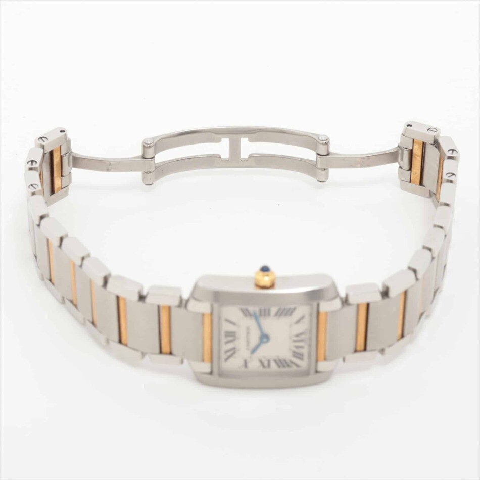 Vintage Cartier Tank Francaise Yellow Gold and Steel Watch