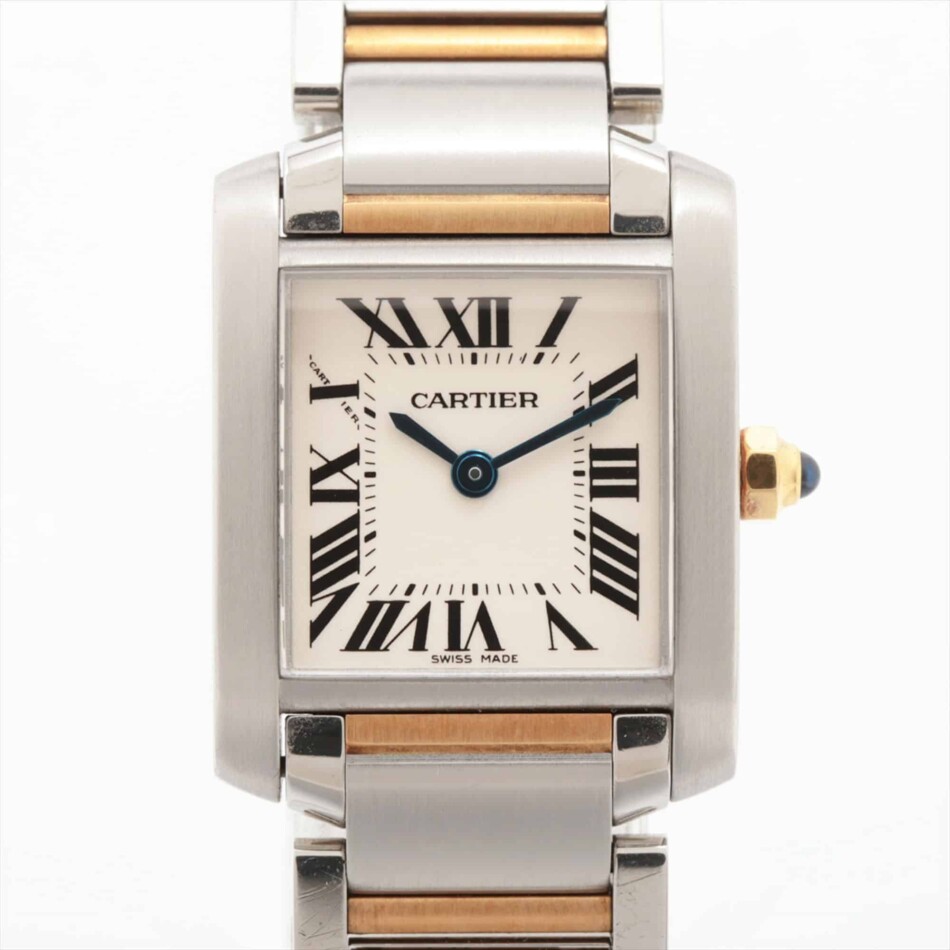 Vintage Cartier Tank Francaise Yellow Gold and Steel Watch