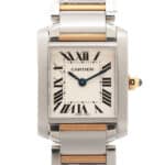 Vintage Cartier Tank Francaise Yellow Gold and Steel Watch