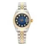Vintage 1995 Rolex Datejust Watch with Diamond Dial
