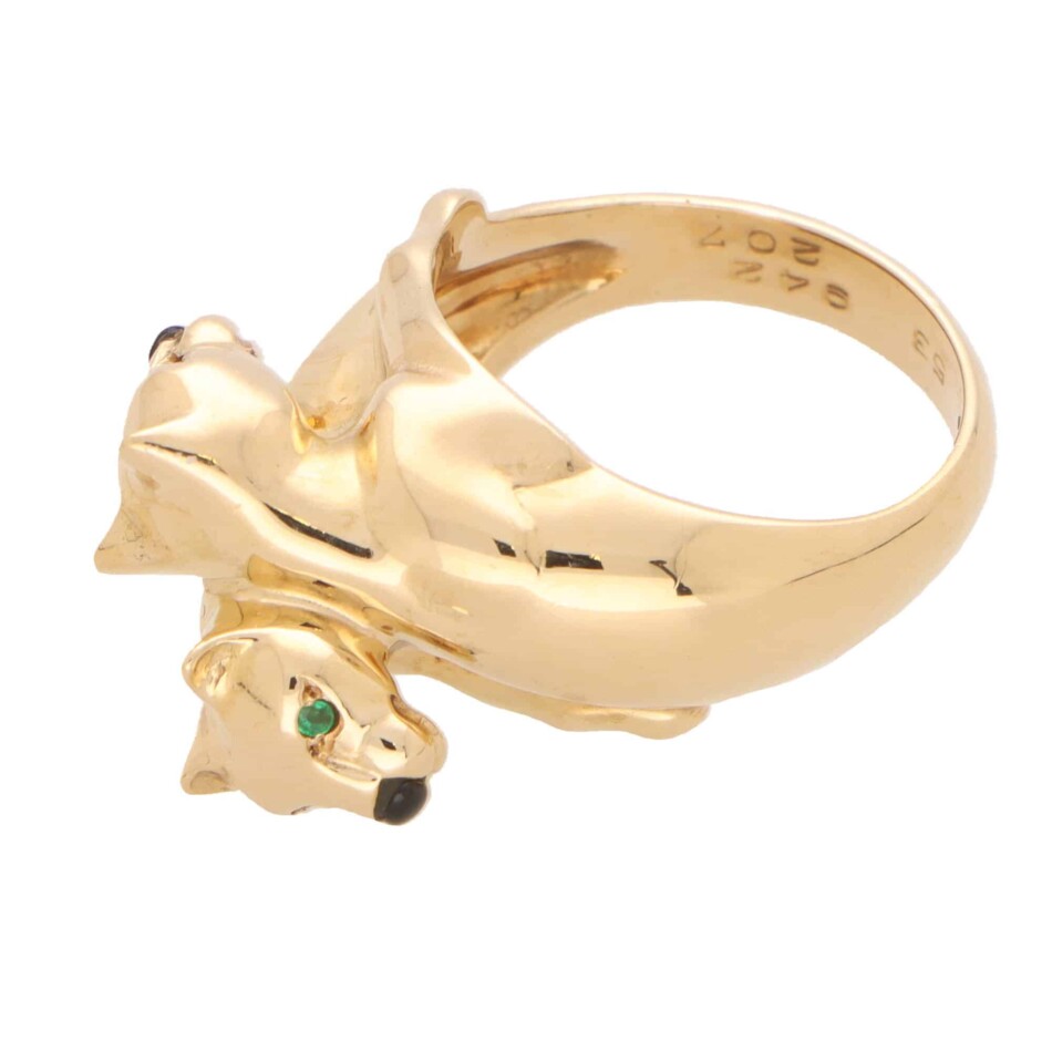 Vintage Cartier Double Panther Ring