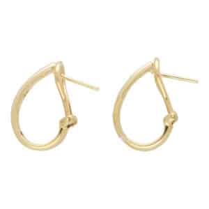 Vintage Tiffany & Co. Etoile Diamond Hoop Earrings