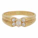 Vintage Van Cleef & Arpels Diamond Papillon Ring