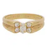 Vintage Van Cleef & Arpels Diamond Papillon Ring