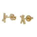Vintage Tiffany & Co. Cross Stitch Stud Earrings