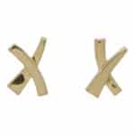 Vintage Tiffany & Co. Cross Stitch Stud Earrings