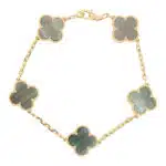 Vintage Van Cleef & Arpels Black Mother of Pearl Alhambra