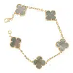 Vintage Van Cleef & Arpels Black Mother of Pearl Alhambra