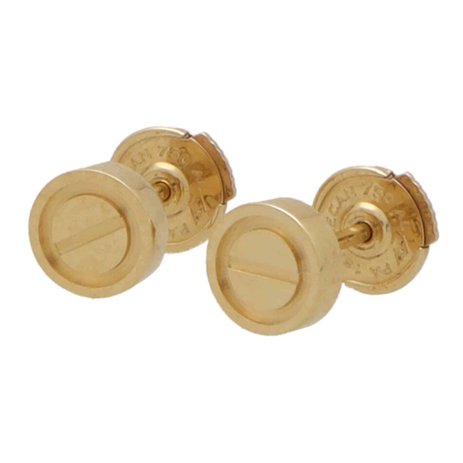 Vintage Cartier Love Screw Earrings