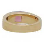 Vintage Cartier Pink Tourmaline Tank Ring