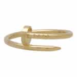 Vintage Cartier Small Model Juste Un Clou Ring, Size 57