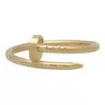 Vintage Cartier Small Model Juste Un Clou Ring, Size 57