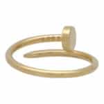 Vintage Cartier Small Model Juste Un Clou Ring, Size 57
