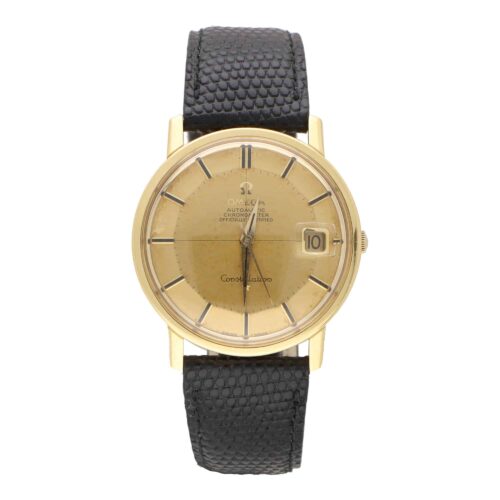 Vintage 1966 Omega Constellation Watch in Yellow Gold