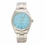 Vintage 1975 Blue Rolex Oyster Perpetual Watch
