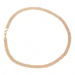 Vintage Mesh Necklace 14K Gold