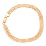 Vintage Mesh Necklace 14K Gold
