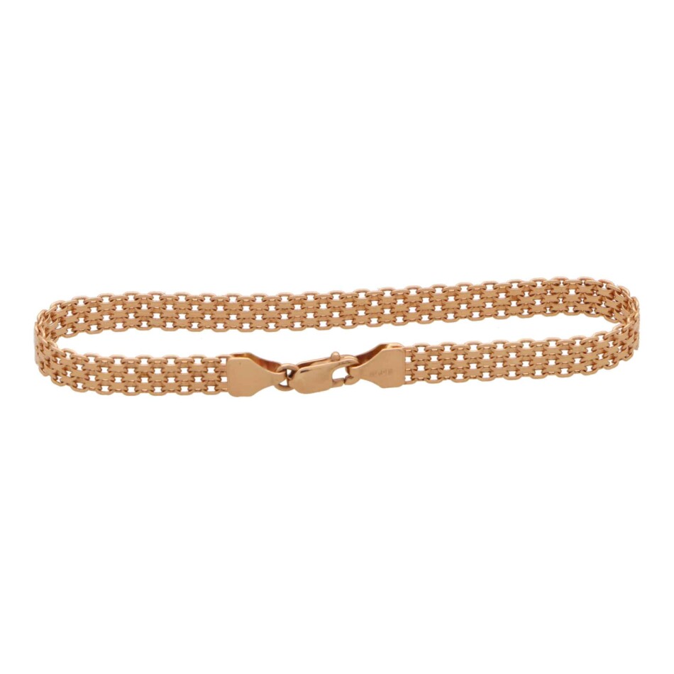 Vintage Mesh Necklace 14K Gold